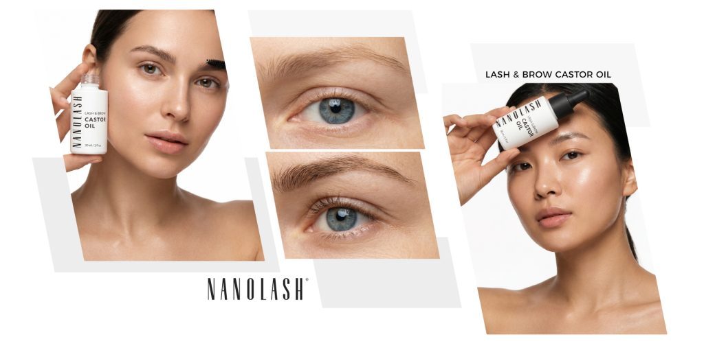 Huile de ricin pour les cils et les sourcils nanolash